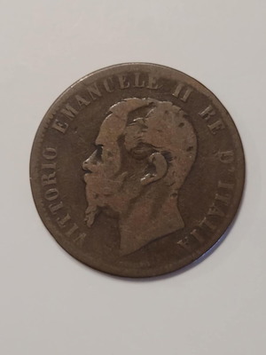 Ιταλία 10 cent. 1866 μεταχειρισμένο