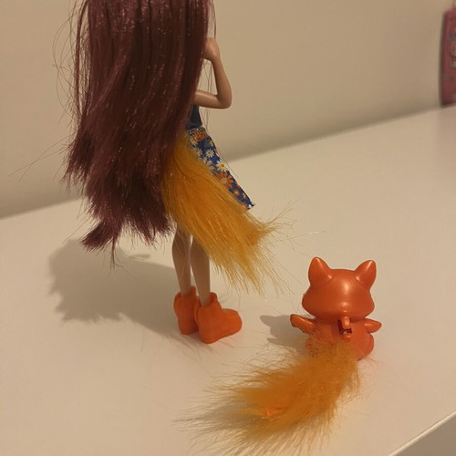 Enchantimals Mattel Felicity Fox & Flick doll used