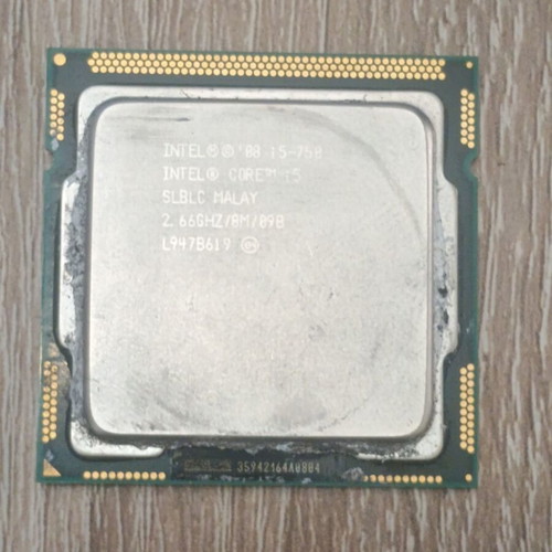 Intel Core i5 750 processor like new, functional