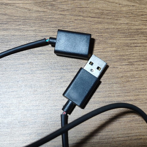 Usb extension cable used, male to female, black