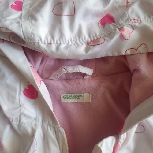 Benetton baby windbreaker jacket for girl