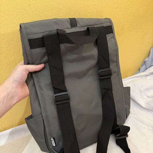 Backpack Vampire Bites new, gray with many compartments