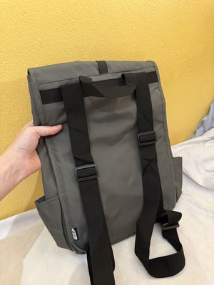 Backpack Vampire Bites new, gray with many compartments