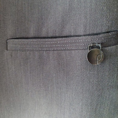 Grey women's jacket like new, size L, elastic fabric