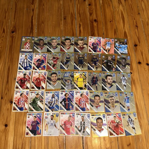Panini Adrenalyn XL 2018 football cards like new, set of ~50
