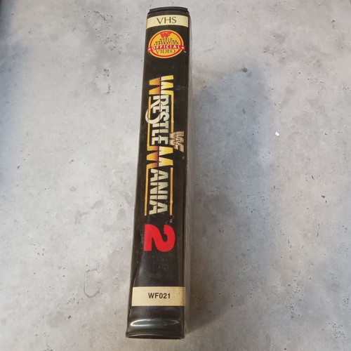 WWF Wrestlemania 2 VHS used, 1980s, Hulk Hogan