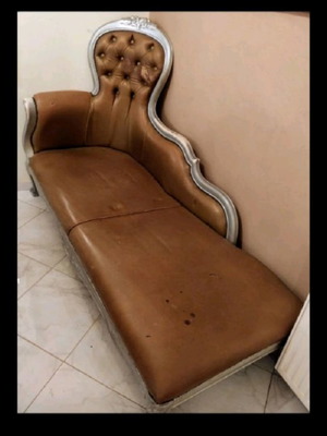 Antique recliner used Victorian style handmade