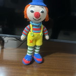 Handmade clown doll new
