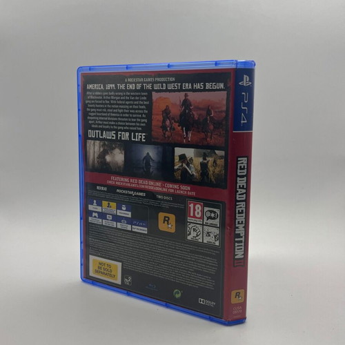 Red Dead Redemption 2 PS4 used in very good condition without manual