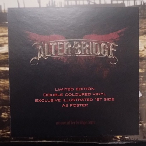 Alter Bridge Fortress 2LP coloured vinyl with poster new