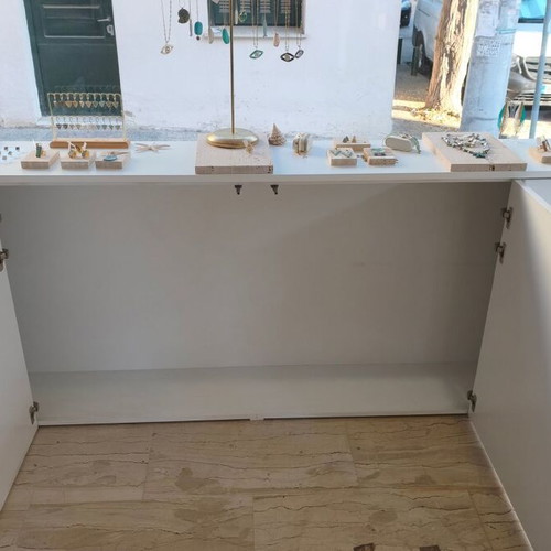 Store Display Cabinet used, custom melamine construction