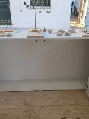 Store Display Cabinet used, custom melamine construction