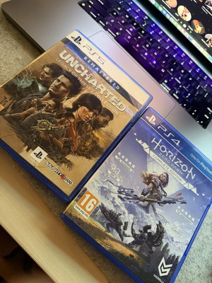 Uncharted PS5 and Horizon PS4 games like new