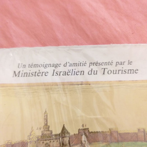 Copy of Jerusalem Map by Hogenberg - Braun like new