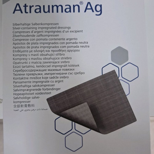 Atrauman Ag Dressings New with Ointment and Silver