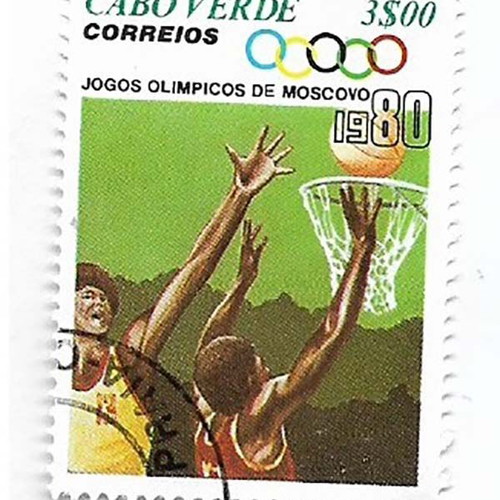 Cabo Verde set of two used stamps