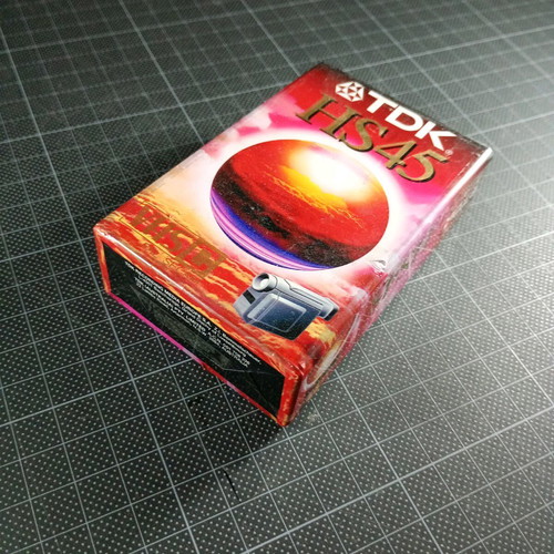 TDK HS45 VHS-C video camera cassette new sealed