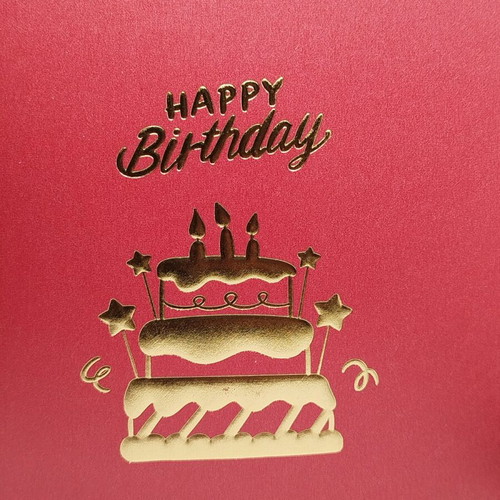 3D birthday card new with envelope