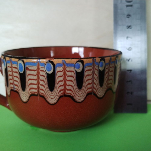 Troyan Ceramics Service Parts like new with traditional decor