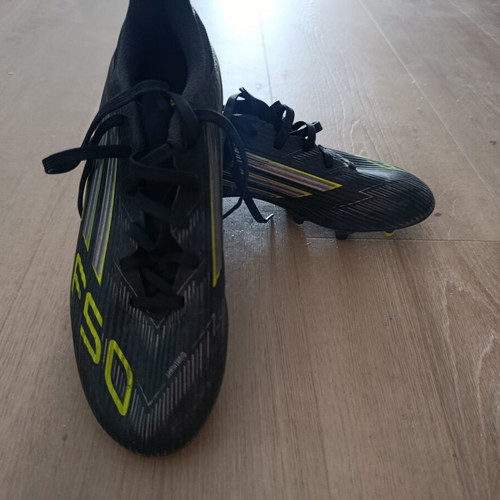 Adidas F50 League football shoes, size 39.5, black