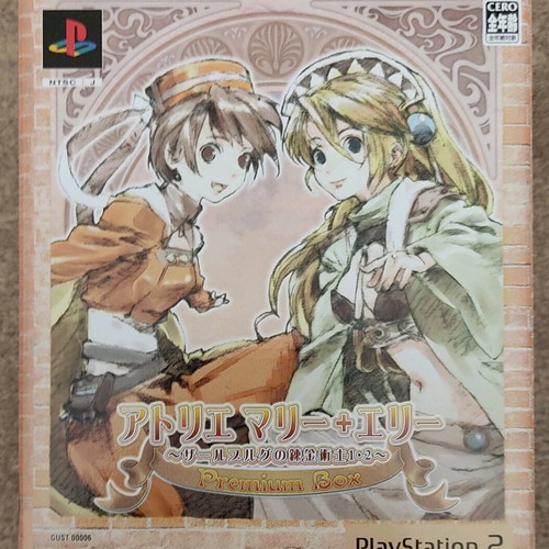 Atelier Marie & Elie The Alchemist Of Salburg 1 & 2 Premium Box for PlayStation 2 new