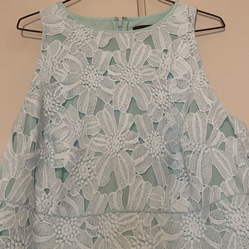 Coast cocktail dress like new, turquoise, size XL