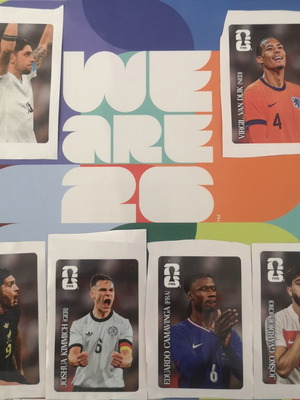 Coca-Cola FIFA World Cup 2026 sticker set, 6 pieces