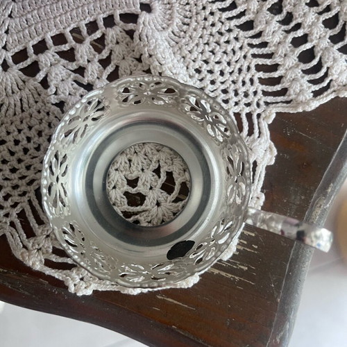 Vintage glass holders used, set of 6 pieces