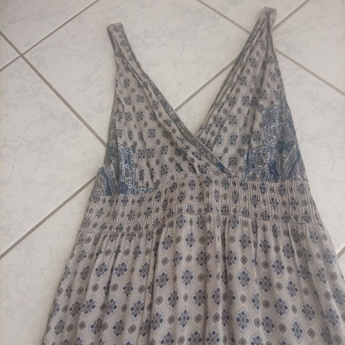 H&M boho dress, gray, size S