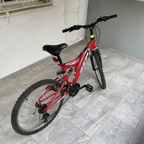 KCP Mountain Bike 18-Speed 24 Inch Red Like New