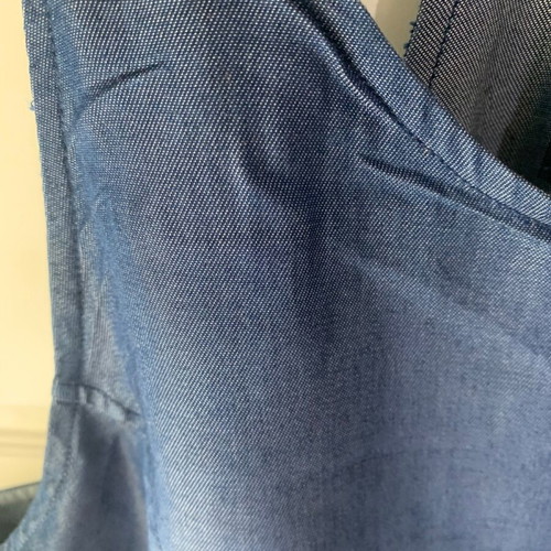 Women's dress Tencel 100 new, soft denim fabric