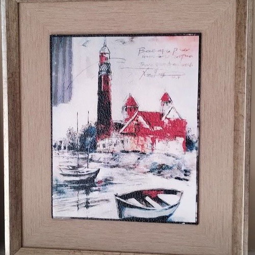 2 FRAMES WITH THEME OF THE LIGHTHOUSE