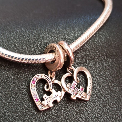 Pandora True Friends Charm original, like new, silver