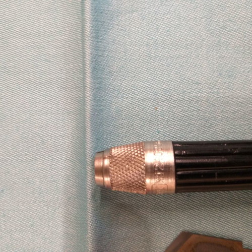 Rare utility knife used from 1950 with three attachments and case