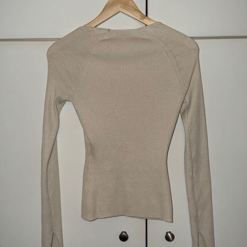 H&M Beige Women's Blouse Small Used