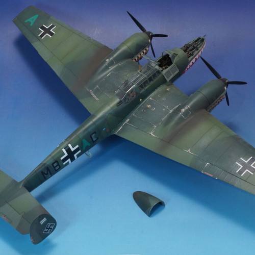 Messerschmitt Bf 110 Zerstörer model 1/48 new, Eduard 8201