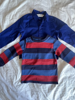 Shirt and blouse set for boy 2-3 years like new