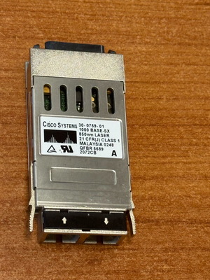 FC GBIC Cisco 1GbE 1000BASE-SX 30-0759-01 like new, pack of 3