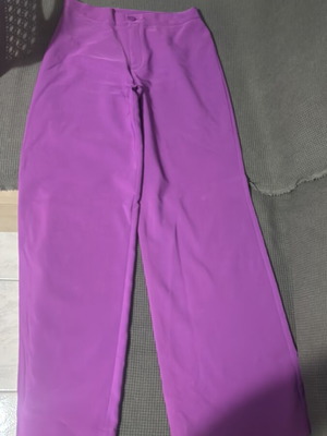 Wide purple pants size M like new, soft and comfortable
