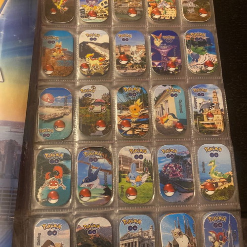 Pokémon Go album used with rare Pokémon tags