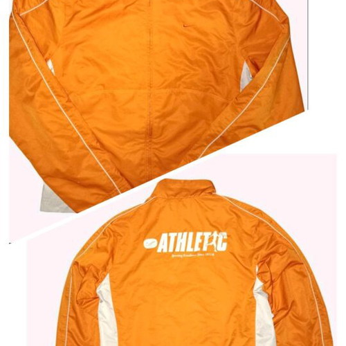 Nike Retro women's jacket used, orange with beige details