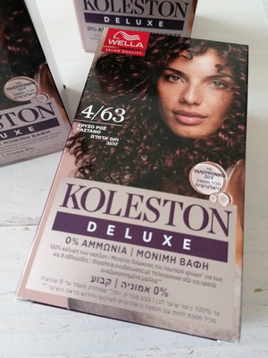 Koleston Deluxe No 4.63 hair dye new, golden rose brown