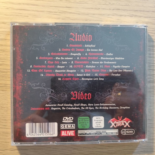 Clubtrax Vol.1 CD and DVD compilation near mint, electropop and darkwave