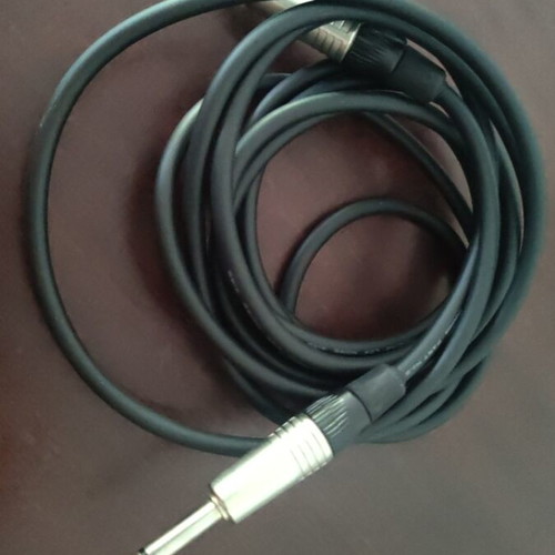 Canare GS-6 instrument cable, 5 meters, silver jack plugs