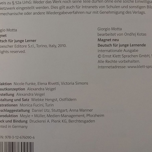 Magnet neu B1 student book used with audio CD