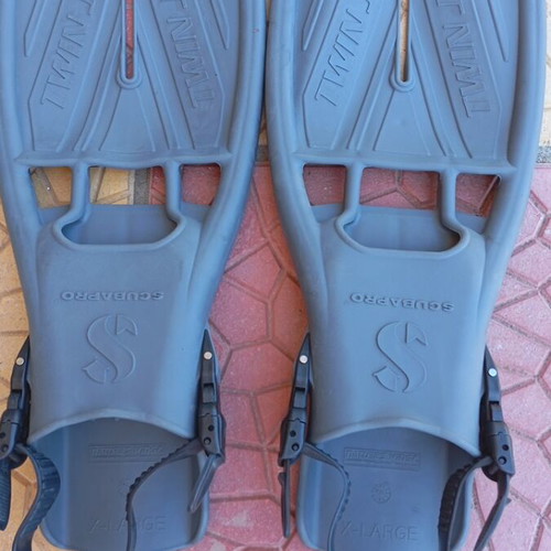 Scubapro Twinjet swim fins like new, American XLarge