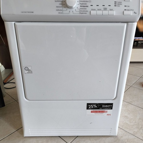 AEG Lavatherm dryer like new, 7 kg capacity, silent operation