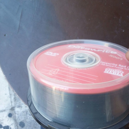 Datawrite Red DVD blank discs 4.7GB, pack of 30