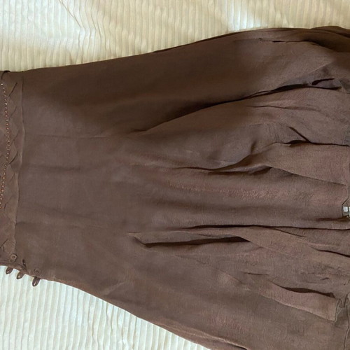 FIDELE skirt and top set like new, brown, size 2