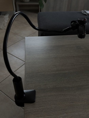 Mobile phone holder for furniture like new, bed and desk mount